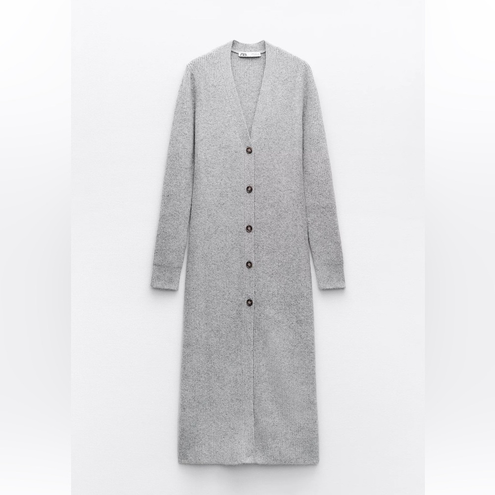Zara Long Knit Cardigan